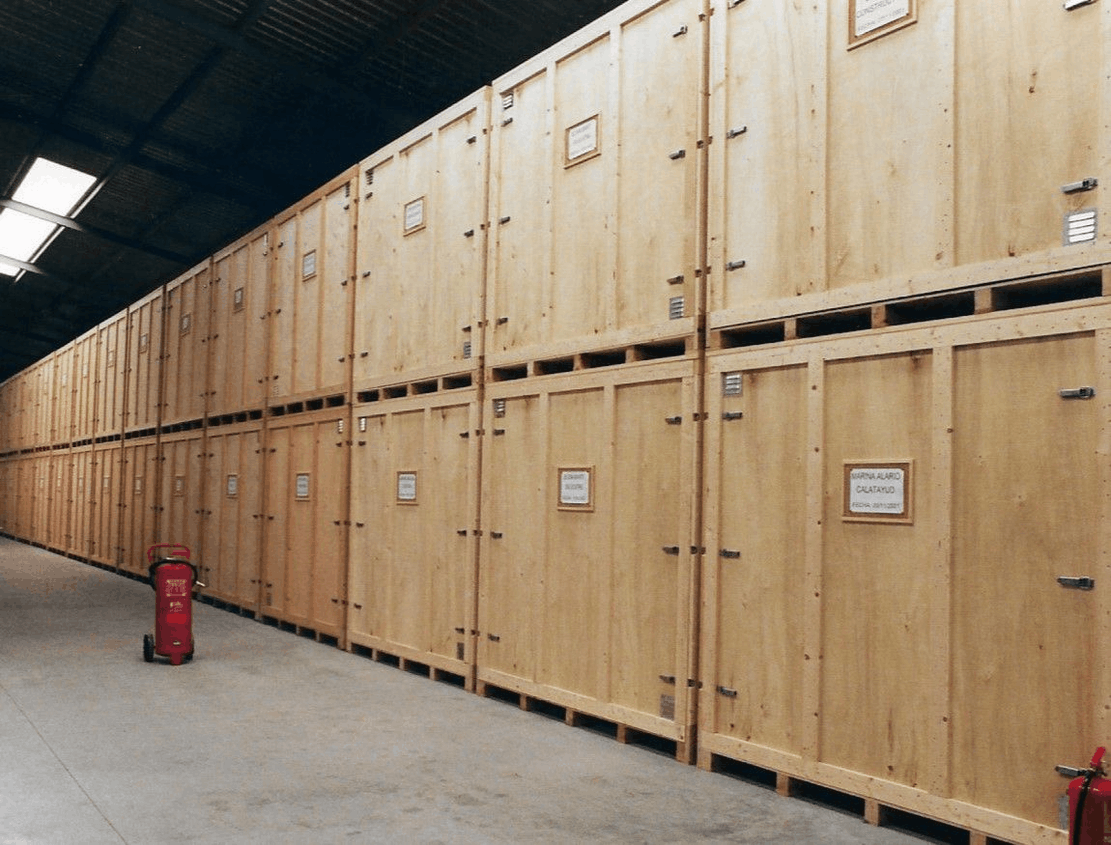 Contenedor térmico para transporte de objetos delicados en mudanzas